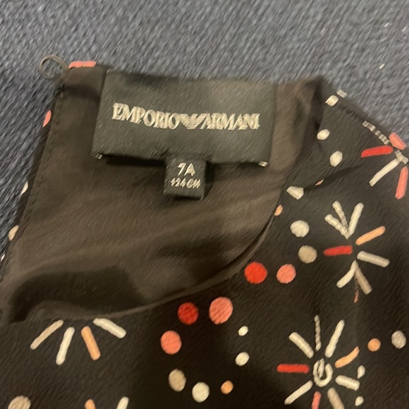 Emporia Armani girls sleeveless dress size 7A - Picture 2 of 5